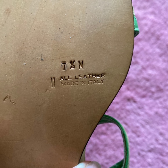 VINTAGE Y2K ITALIAN LEATHER SHOES 7.5 - Picture 5 of 11